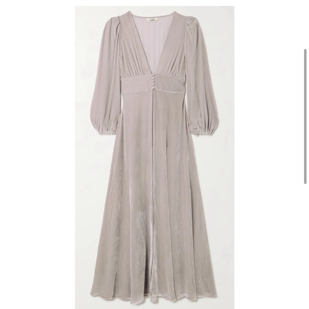 Sleeping with Jacques Velvet Velour Robe Dress